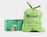 Emily's Choice Biodegradable Super Heavy Duty Trash Compactor Bags (50 count) with D2W Technology, Custom Flex Fit, 68.1L / 18 G