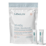 LithoLyte Kidney Health | Water & Beverage Enhancer 10 mEq, Developed by Urologists, 1-Pack (60 Sticks)
