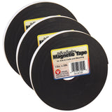 Hygloss Products HYG614253 0.5 x 25 in. Magnetic Tape Self Adhesive 3 Roll