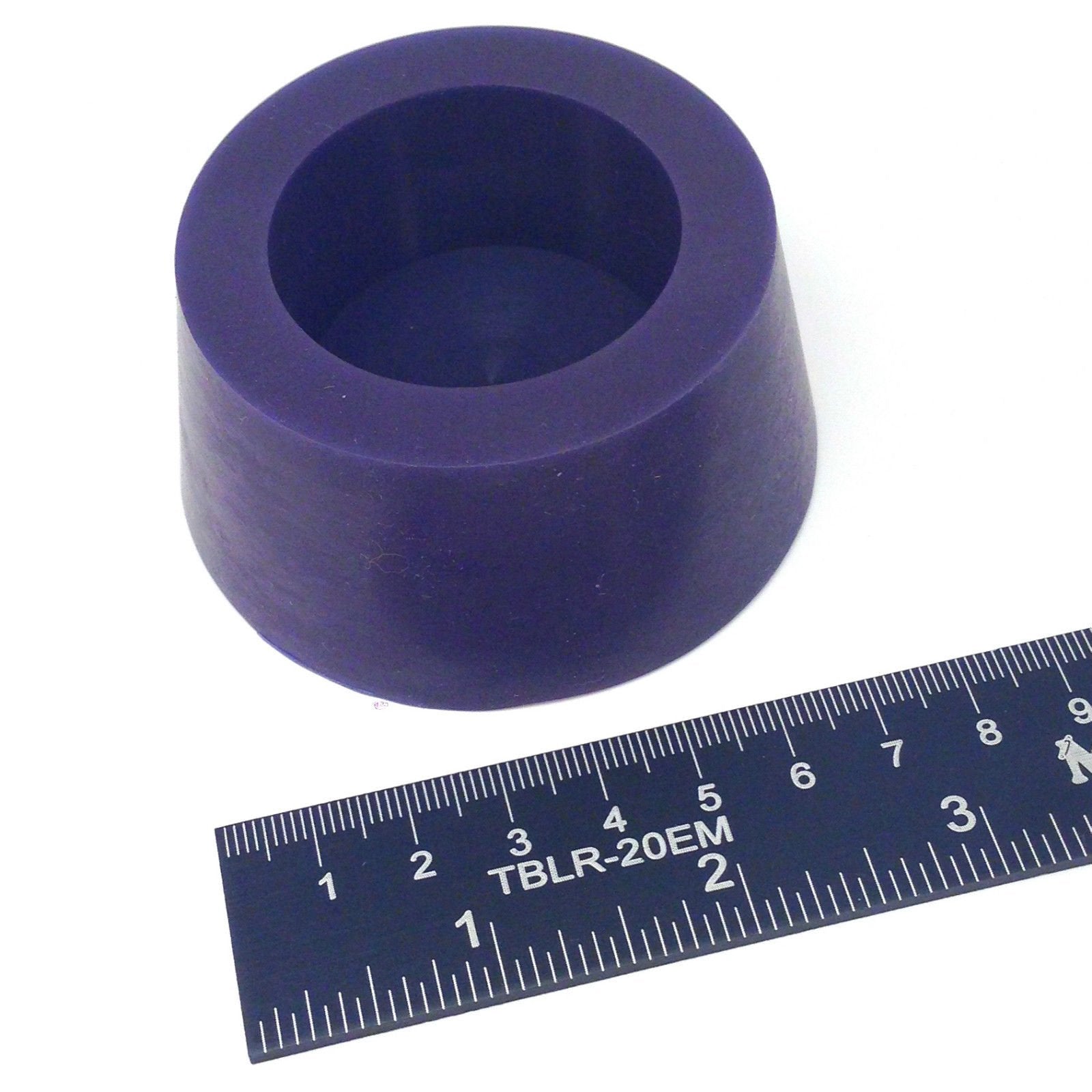 (1) 2 7/16' X 3' #13.5 High Temp Silicone Rubber Tapered Stopper Plug Powder Coating Paint Masking,Masking Tools & Equipment