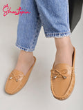 Shoetopia Smart Casual Tan Loafers For Girls-Eu37,Bronze,4,B0D5HJ8WYW