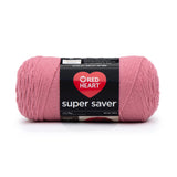 Red Heart Light Raspberry Super Saver Yarn, 1 Pack