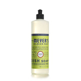 MRS. MEYERS CLEAN DAY Liquid Dish Soap, Biodegradable Formula, Lemon Verbena, 16 fl. oz
