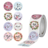 AASHRIT 1000 Pieces Multi Shape Thank You Sticker for Small Business, Self Adhesive Decoration Stickers for School/Birthday (2 R