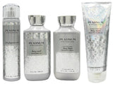 Bath and Body Works Platinum 4 Piece Body Care Set - Mist, Body Cream, Lotion, and Body Wash - Full Size