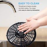 Air Fryer Grill Pan for Power XL 5QT Air fryer, 8.7'' 5QT Round Non-Stick Air Fryer Replacement Tray Rack Parts Accessories Cris