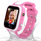 4G Smart Watch for Kids with GPS Tracker Video Calling, Text Voice & Whatsapp, SOS, Music, Bluetooth, Camera, WiFi, Pedometer, C