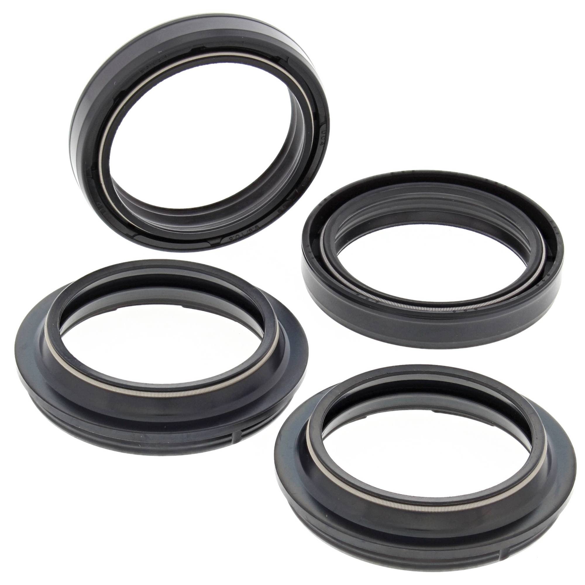 All Balls Racing 56-137 Fork & Dust Seal Kit Compatible With/Replacement For Honda Kawasaki Suzuki Yamaha