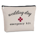 Bridal Shower Gifts: Travel Makeup Bag & Wedding Day Emergency Kit for Bride & Sister or Best Friend