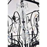 Living District Cordelia 12-Light Transitional Metal Pendant In Black