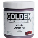 Golden Heavy Body Historical Acrylic Alizarin Crimson Hue 16oz jar
