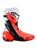 Alpinestars Supertech R Vented Boots-Black/White/Red Fluo-43