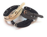 Generic WomenS Denim Material Jeans Belts 3Pcs Cream Grey Black