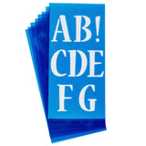 Westcott LetterCraft Stencil, Nueva Font, 2Inch Characters (SN2/15837)