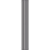 In Home InHome NH2366 Caming Line Stained Glass Decals, Black