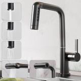 Danpoo Kitchen Faucet with Pull Down Sprayer - 5 Spray Modes (Stream/Spray/Mist) - 360 Swivel Spout - High Arc Single Handle Kit
