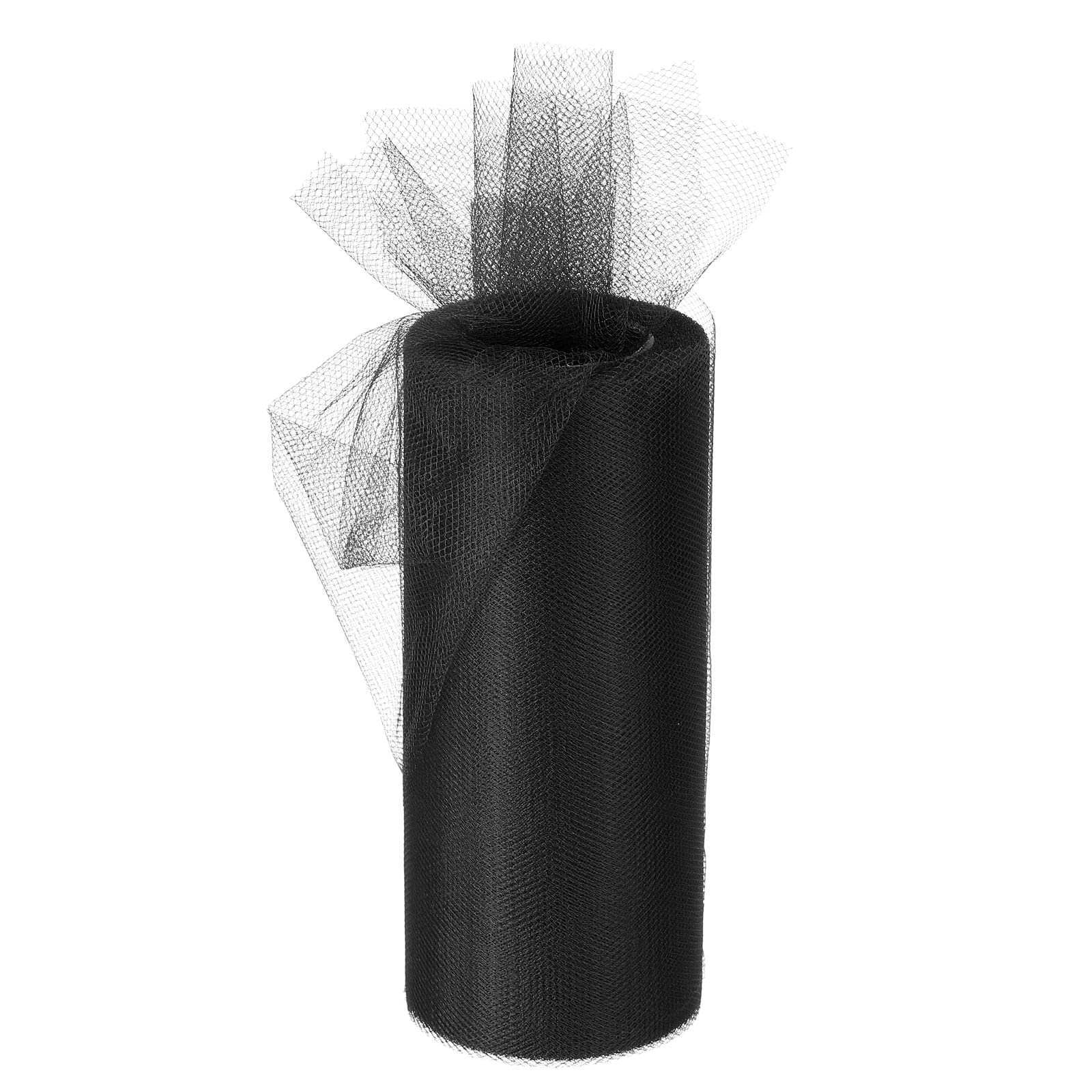 MECCANIXITY 6 Inch 25 Yards Tulle Ribbon Rolls Pastel Netting Fabric Net Cloth for Gift Wrapping Christmas Wedding DIY Crafts, B