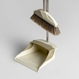 Nua Broom and Dustpan Set, Long Handle Stand Up Broom with SelfCleaning Dustpan Teeth, Upright Sweeping Set for Pet Hair, Hom