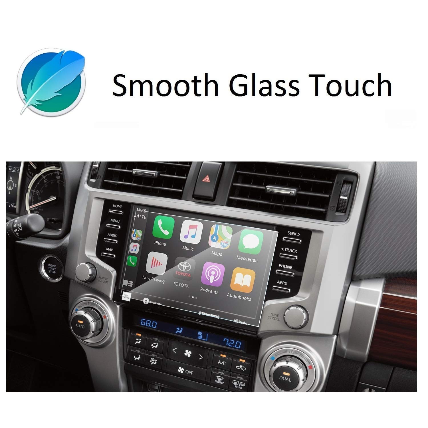 Wonderfulhz Screen Protector Compatible with 2020-2024 Toyota 4Runner, Toyota 4Runner 8 Inch Touch Screen,Shock-Resistant,Premiu