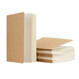 TWONE 15 Pack Kraft Brown Soft Cover Notebook Journals A5 Size 5.5 x 8.25 Blank 60 Pages/30 Sheets for Use as Journal, S