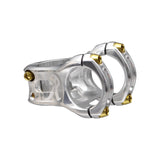 Spank X Rainier Split 35 Stem, 40mm Silver, W/Gold Cap, 2025 Edition