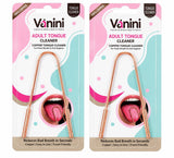 Premium Quality Copper Tongue Cleaner For Adults | Tongue Scraper For Fresh Breath & Oral Hygiene | Easy Grip Handle | Reusable 