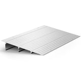 Door Threshold Ramp 3 Rise Door Ramp Aluminum Entry Ramp or Doorways Rated 800 lbs Load Capacity forWheelchair Scooters Power Ch