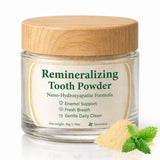 Oral Care Remineralizing Tooth Powder - Fluoride-Free Hydroxyapatite Whitening Tooth Powder Whitening for Enamel Support & Stron