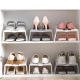 KIVA Enterprise Plastic Shoe Organizer Stand for Closet & Cabinet