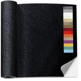 SiiRo 17 X 78 inch Linen Fabric Repair Patch, Self Adhesive Fabric Patches for Furniture, 16 Colors Couch Patch Repair Fabric, F
