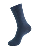 Jockey 7105 MenS Blended Modal Stretch Crew Length Thermal Socks With Stayfresh Treatment_Navy_Free Size