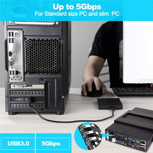 Yeeliya PCIe USB Card 4-Ports(1x USB-C - 3X USB-A) USB 3.0 Expansion Card PC Internal USB hub for Windows 10/8/7 and MacPro 4.1/
