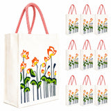 Anbali Canvas Return Gift Bags Large Size (10*12*4) With Zip | Reusable Return Gift Bags for Wedding, Pooja & Festivals | Eco F