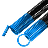 Heavy Duty 90 lb Garage Door Extension Springs (2-Pack) - Double-Looped Design with Precision E-Coating for Enhanced Durability 