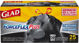 Glad Large Trash bag, 30 Gallon, 25 ct