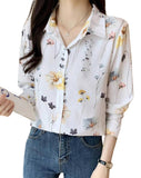 Toplot Shirt For Women || Shirt Tops For Women (F-Dott-Shirt-5110-Floral-L),Off White,,B0F21RYYXH