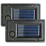 Xoeryoy 2Pcs Solar Batteries for Outdoor Solar Lights Waterproof Battery Box Replacement Light Parts with Light Sensor DIY Garde