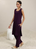 Libas Womens Woven Design Wool Straight Kurta With Palazzos And Jacket