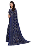 Satrani Women'S Polyester Saree (2041St575_Navy Blue)
