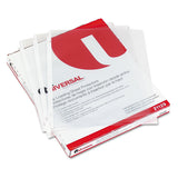 Universal UNV21129 TopLoad Heavy Gauge NonGlare Poly Sheet Protectors Clear (50/Pack)