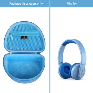 Tourmate Hard Travel Case for Philips K4206 Kids Wireless On-Ear Headphones/iClever HS19 Kids Headphones/RORSOU R10 On-Ear Headp