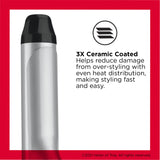 Revlon Perfect Heat Triple Ceramic Curling Iron | For Silky Smooth Tousled Curls (1-1/4 In)