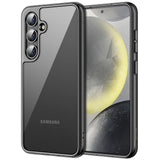 JETech Case for Samsung Galaxy S24 5G, Non-Yellowing Shockproof Bumper Protective Phone Cover, Anti-Scratch Hard PC Back (Black)