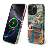 Flivro Magnetic Case for iPhone 16 Pro Max,Compatible with Magsafe,PC Hard Shell Silicone Inner Bumper,Shockproof Full-Body Cove