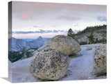 Granite Boulders And Half Dome At Olmsted Point, Yosemite National Park, California-Canvas Art-22X18.26