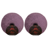 JubileeYarn Mohair Elixir Yarn - 50g/Skein Baby Wool Blend - Midnight Sangria - 2 Balls