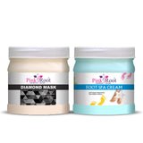 Pink Root Diamond Mask 500gm with Foot Spa Cream 500gm