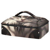 SyXIOP Insulated Casserole Carrier Bag Cartoon American Shorthair Cats
