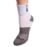 Incrediwear Active Socks Quarter Socks and Athletic Socks for Men and Women (White, Medium)