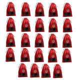 Kanushi Industries Shoe Pouch/Cover/Bag/Organiser Set Of 24 Red Color